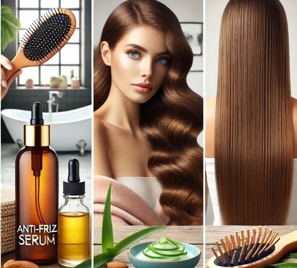 Anti frizz hair care solutions