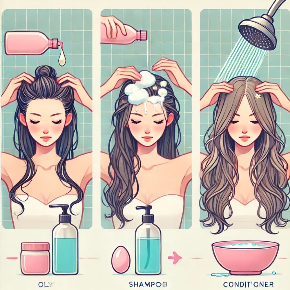 Hair care routine tips