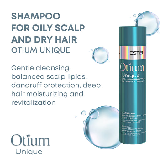 ESTEL OTIUM UNIQUE Shampoo for Oily Scalp and Dry Hair